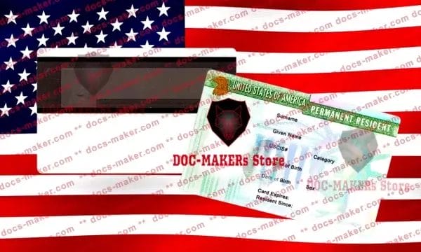 USA Green Card Residence Permit - V1